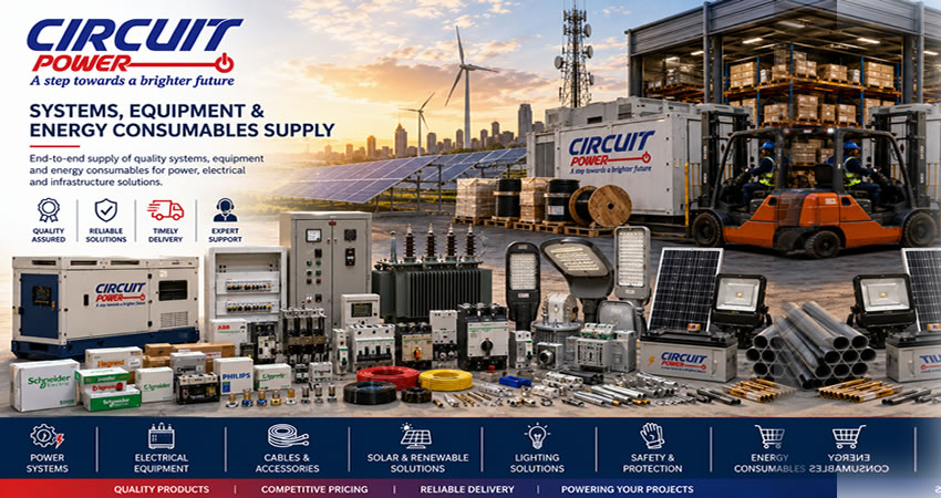 Equipment & Energy Consumables Supply