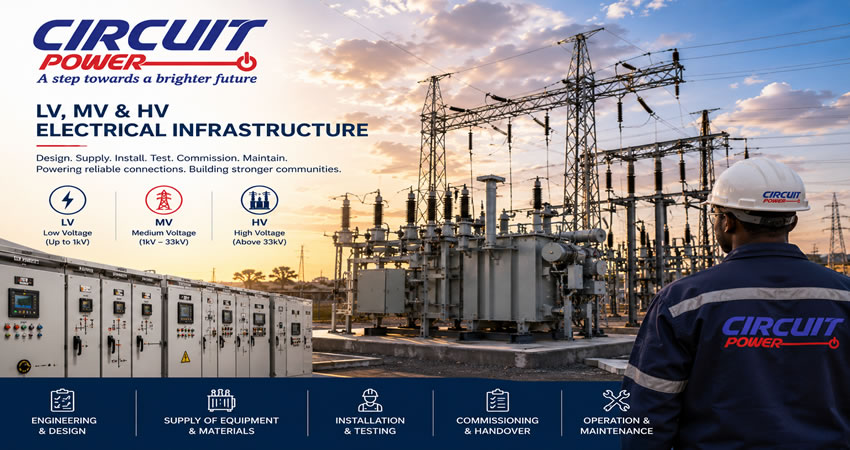 LV, MV & HV Electrical Infrastructure